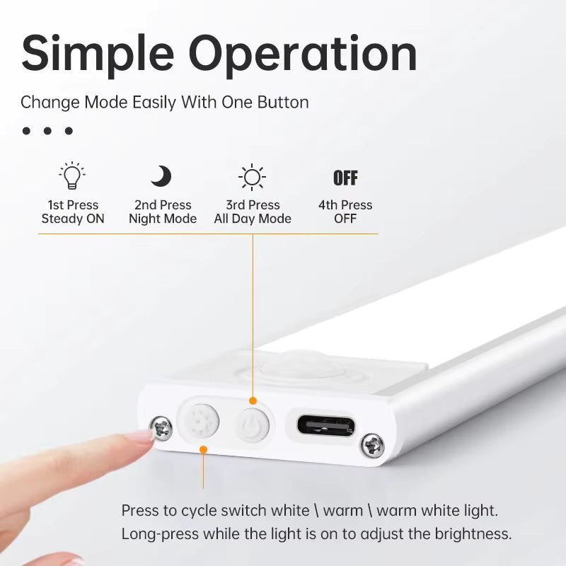 Motion Sensor LED Night Light – No Wires, No Effort
